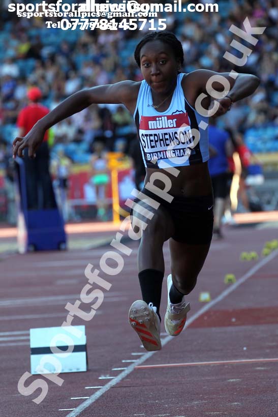 Womens triple jump, 2019 Muller British Championships, Alexander Stadium, Birmingham. Photo: David T. Hewitson/Sports for All Pics